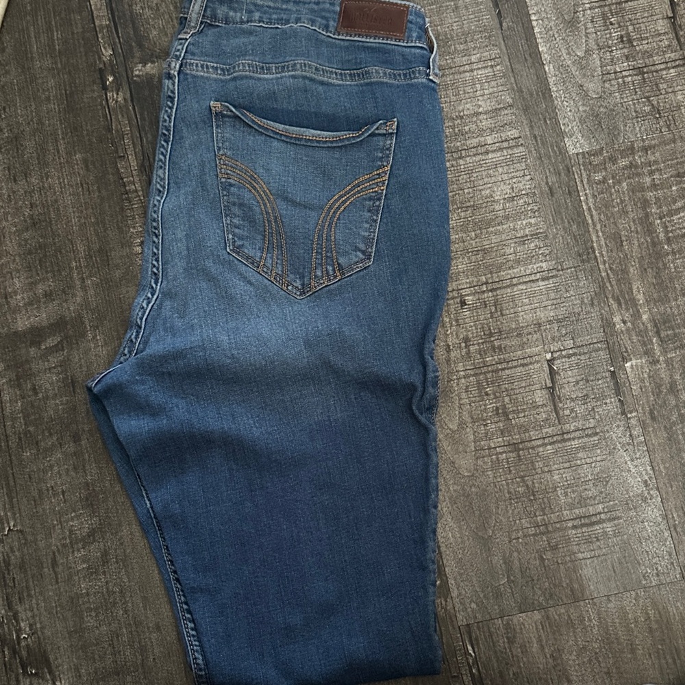 Hollister Women's Blue Skinny Jeans